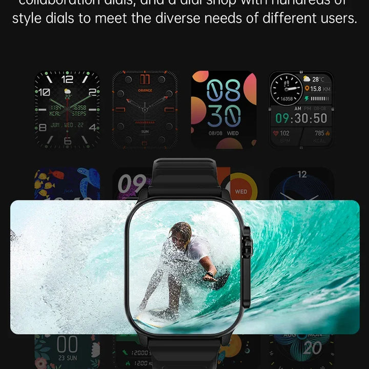 Original T900 Ultra 2 Smart Watch 49mm Men Women Bluetooth Call BT Music Game Wireless Charging NFC Smartwatch For Android IOS