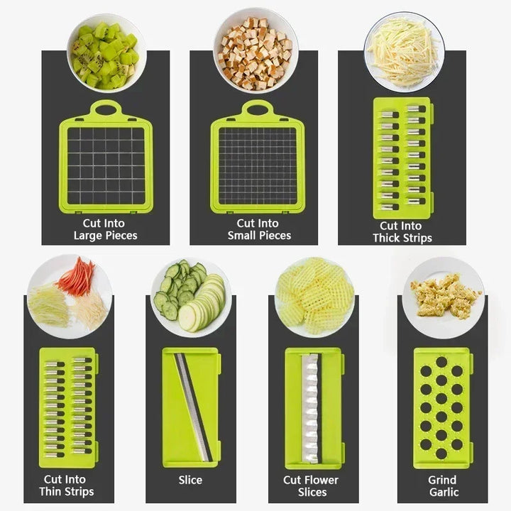 16-in-1 Vegetable Chopper & Slicer for Kitchen Essentials