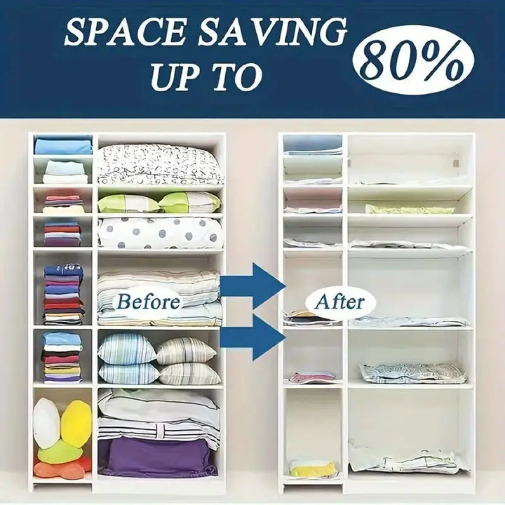 Vacuum compression bag electric pump suction pump Mini Vacuum Sealer Machine Space Saver for Clothes Food Organizer