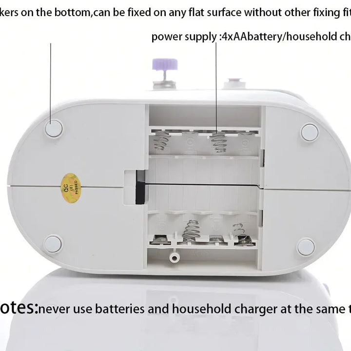 Compact Sewing Machine 202 – With Built-in Light, Cutter & Pedal | Ideal for Beginners