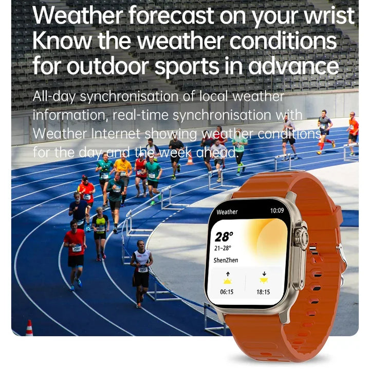 Original T900 Ultra 2 Smart Watch 49mm Men Women Bluetooth Call BT Music Game Wireless Charging NFC Smartwatch For Android IOS