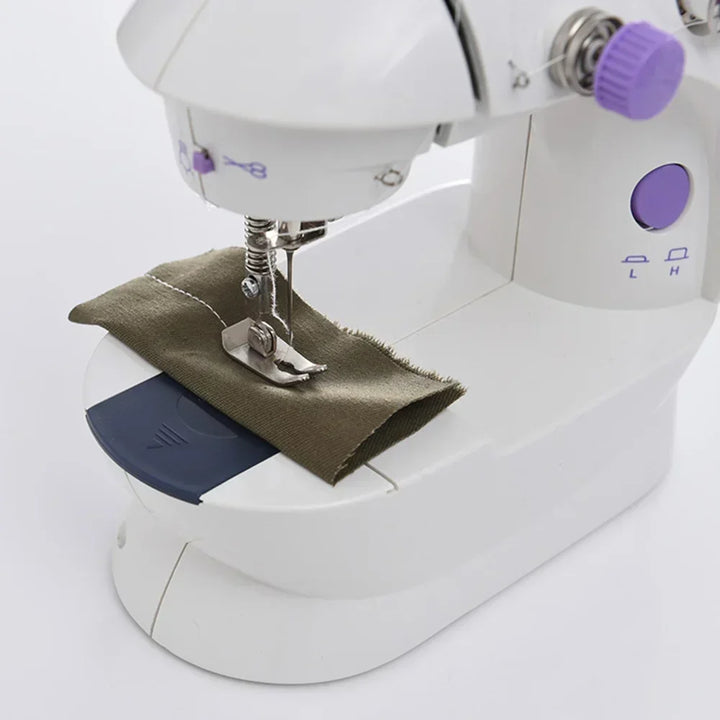 Compact Sewing Machine 202 – With Built-in Light, Cutter & Pedal | Ideal for Beginners