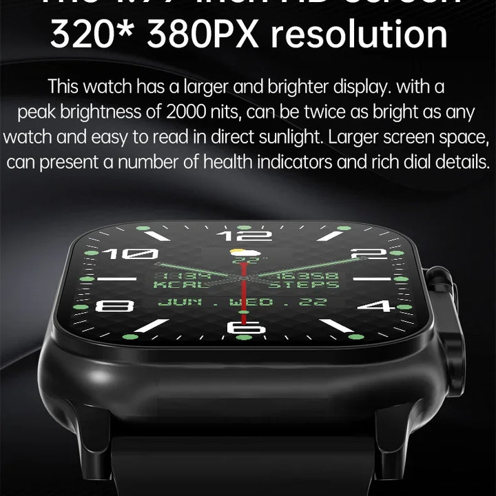 Original T900 Ultra 2 Smart Watch 49mm Men Women Bluetooth Call BT Music Game Wireless Charging NFC Smartwatch For Android IOS