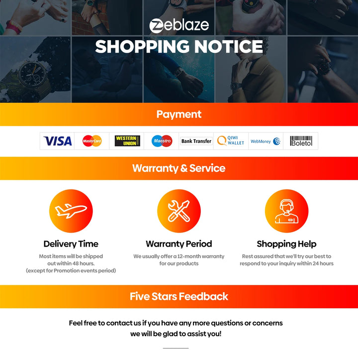 New Zeblaze GTS 3 Pro Voice Calling Smart Watch Ultra-big HD AMOLED Screen Health and Fitness Tracking Smartwatch for Men Women