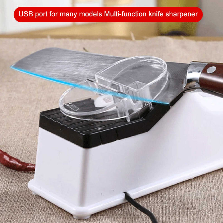 Knife Sharpening Electric Multifunctional Knife Sharpening Machine Kitchen Gadget For 5 Seconds Fast Sharpening & Polishing