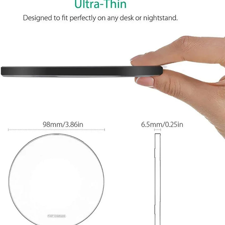 Wireless Charger USB C Fast Charging Pad Station Quick Charge QC 3.0 For iPhone 14 13 12 11 XS XR X 8 Samsung S22 S21 S20 S9