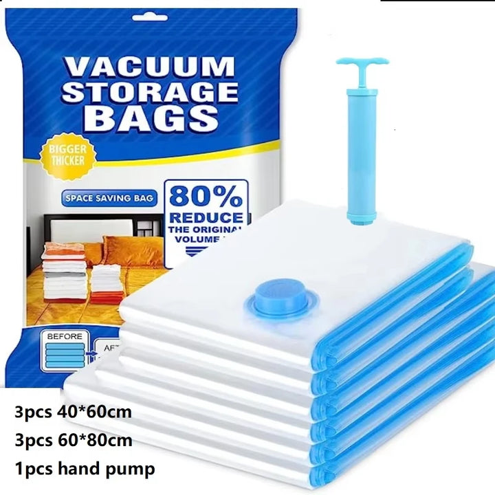 Vacuum compression bag electric pump suction pump Mini Vacuum Sealer Machine Space Saver for Clothes Food Organizer