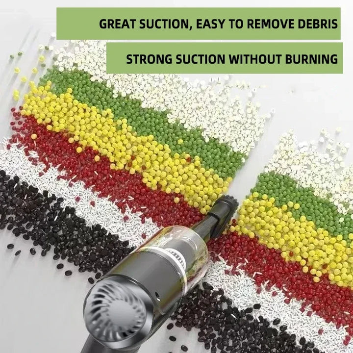 Wireless Car Vacuum Cleaner USB Charging 1200mAh Portable Cleaning Appliance Mini Wet and Car Pet Hair Vacuum Cleaner Remover