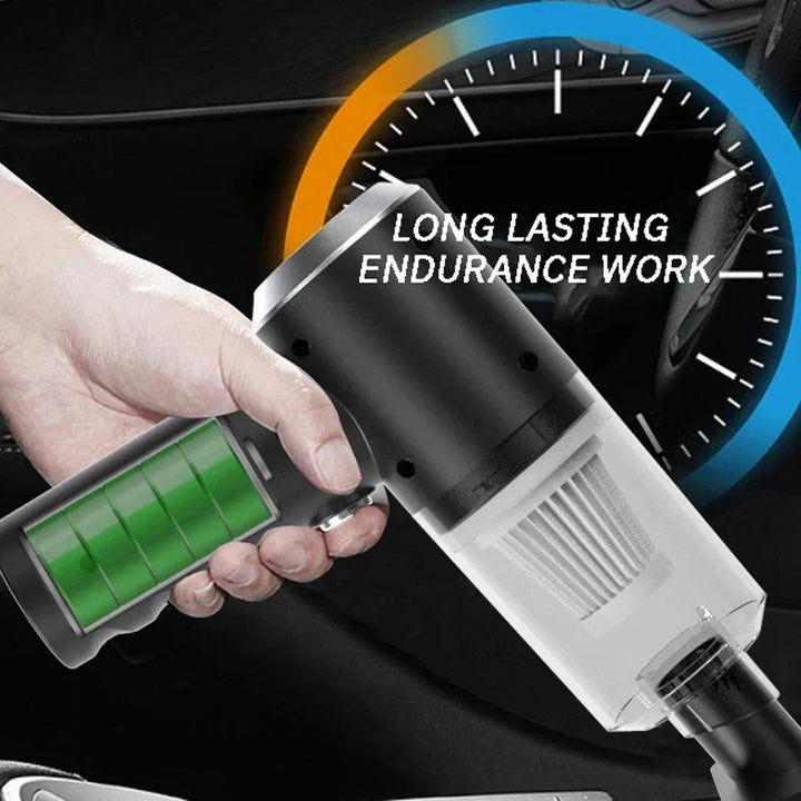 Wireless Car Vacuum Cleaner USB Charging 1200mAh Portable Cleaning Appliance Mini Wet and Car Pet Hair Vacuum Cleaner Remover